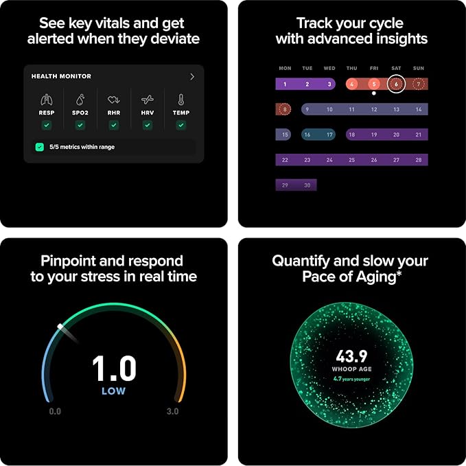 Whoop watch , Health and fitness tracker  | ساعة ووب، جهاز تتبع الصحة واللياقة البدنية