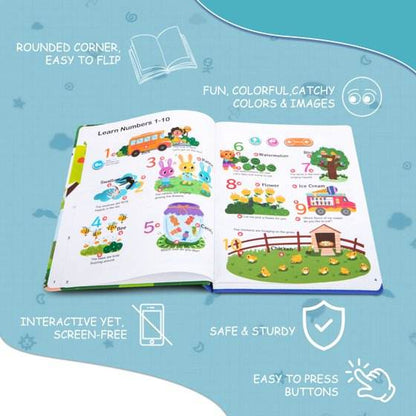 Interactive Sound Books for Kids Fun Learning & Play Early Education