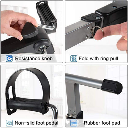 Arm & Leg Mini Exercise Bike – Portable Pedal Exerciser